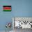 Kenya Flag Design with Wood Patterning - Flags of the World Series-Philippe Hugonnard-Mounted Art Print displayed on a wall