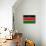 Kenya Flag Design with Wood Patterning - Flags of the World Series-Philippe Hugonnard-Mounted Art Print displayed on a wall