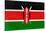 Kenya Flag Design with Wood Patterning - Flags of the World Series-Philippe Hugonnard-Stretched Canvas