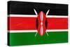 Kenya Flag Design with Wood Patterning - Flags of the World Series-Philippe Hugonnard-Stretched Canvas