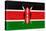 Kenya Flag Design with Wood Patterning - Flags of the World Series-Philippe Hugonnard-Stretched Canvas