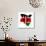 Kenya Flag On Map-Speedfighter-Art Print displayed on a wall