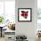 Kenya Flag On Map-Speedfighter-Framed Art Print displayed on a wall