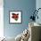 Kenya Flag On Map-Speedfighter-Framed Art Print displayed on a wall