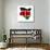 Kenya Flag On Map-Speedfighter-Stretched Canvas displayed on a wall