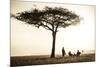 Kenya, Mara North Conservancy. a Couple Enjoy a Sundowner-Niels Van Gijn-Mounted Photographic Print