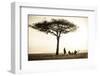 Kenya, Mara North Conservancy. a Couple Enjoy a Sundowner-Niels Van Gijn-Framed Photographic Print