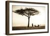 Kenya, Mara North Conservancy. a Couple Enjoy a Sundowner-Niels Van Gijn-Framed Photographic Print