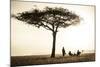 Kenya, Mara North Conservancy. a Couple Enjoy a Sundowner-Niels Van Gijn-Mounted Photographic Print