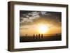 Kenya, Mara North Conservancy. a Couple on an Evening Walking Safari with their Guide and Maasai.-Niels Van Gijn-Framed Photographic Print