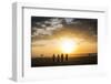 Kenya, Mara North Conservancy. a Couple on an Evening Walking Safari with their Guide and Maasai.-Niels Van Gijn-Framed Photographic Print