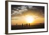 Kenya, Mara North Conservancy. a Couple on an Evening Walking Safari with their Guide and Maasai.-Niels Van Gijn-Framed Photographic Print