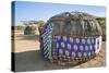 Kenya, Marsabit County, Kalacha. Semi-Permanent Dome-Shaped Homes of the Gabbra at Kalacha.-Nigel Pavitt-Stretched Canvas