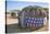 Kenya, Marsabit County, Kalacha. Semi-Permanent Dome-Shaped Homes of the Gabbra at Kalacha.-Nigel Pavitt-Stretched Canvas