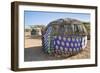 Kenya, Marsabit County, Kalacha. Semi-Permanent Dome-Shaped Homes of the Gabbra at Kalacha.-Nigel Pavitt-Framed Photographic Print
