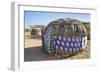 Kenya, Marsabit County, Kalacha. Semi-Permanent Dome-Shaped Homes of the Gabbra at Kalacha.-Nigel Pavitt-Framed Photographic Print