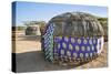 Kenya, Marsabit County, Kalacha. Semi-Permanent Dome-Shaped Homes of the Gabbra at Kalacha.-Nigel Pavitt-Stretched Canvas