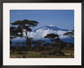 Kenya, Mount Kilimanjaro-Michele Burgess-Framed Photographic Print
