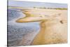 Kenya. Omo River Basin, Lake Turkana Basin, west shore of Lake Turkana, Lobolo Camp beach.-Alison Jones-Stretched Canvas