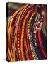 Kenya, Samburu Woman Wearing Decorative Beads-Thomasin Magor-Stretched Canvas