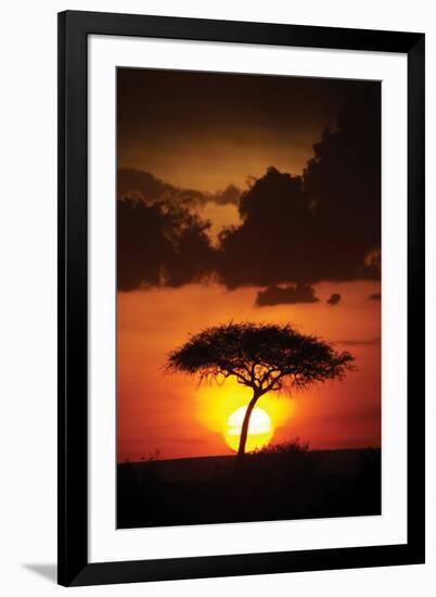 Kenya Sunrise-Susann Parker-Framed Photographic Print