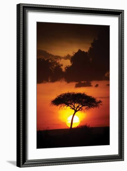 Kenya Sunrise-Susann Parker-Framed Photographic Print