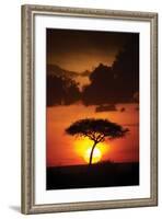 Kenya Sunrise-Susann Parker-Framed Photographic Print