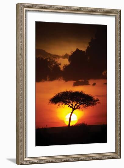 Kenya Sunrise-Susann Parker-Framed Photographic Print