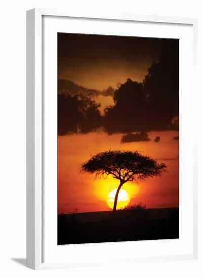 Kenya Sunrise-Susann Parker-Framed Photographic Print