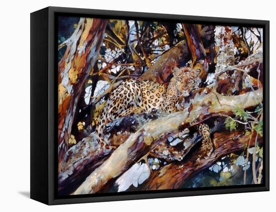 Kenyan Leopard, 1997-Odile Kidd-Framed Stretched Canvas