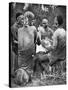 Kenyan Men Playing Cards, 1922-null-Stretched Canvas