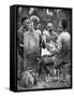 Kenyan Men Playing Cards, 1922-null-Framed Stretched Canvas