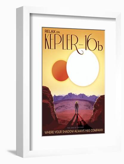 Kepler-16b-Vintage Reproduction-Framed Giclee Print