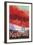 Kepler-186f-Vintage Reproduction-Framed Art Print