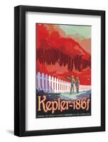 Kepler-186f-Vintage Reproduction-Framed Giclee Print