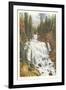 Kepler Cascade, Firehole River-null-Framed Art Print