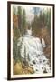 Kepler Cascade, Firehole River-null-Framed Art Print