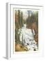 Kepler Cascade, Firehole River-null-Framed Art Print