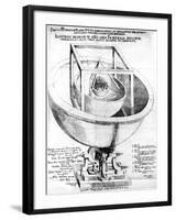 Kepler's Explanation of the Structure of the Planetary System, 1619-null-Framed Giclee Print