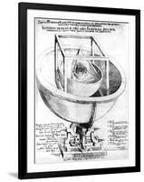 Kepler's Explanation of the Structure of the Planetary System, 1619-null-Framed Giclee Print