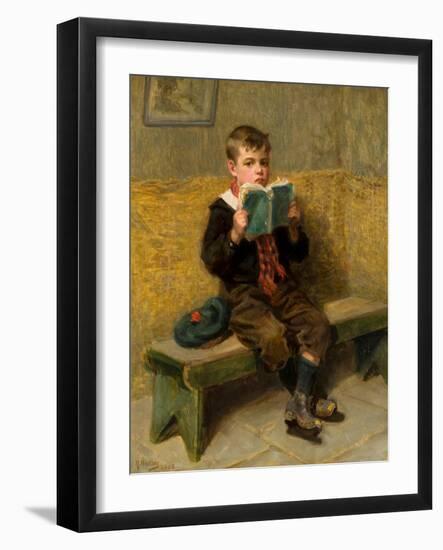 Kept In, 1908-Ralph Hedley-Framed Giclee Print