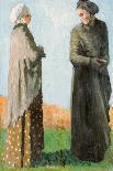 Peasants in Sunday Dress, 1890 (Oil on Canvas)-Ker Xavier Roussel-Giclee Print