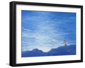 Keralan Fisherwoman-Derek Hare-Framed Giclee Print