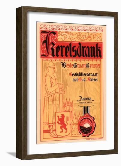 Kerelsdrank-null-Framed Art Print