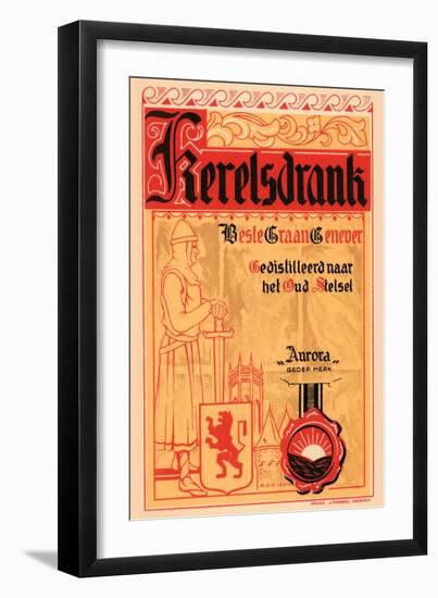 Kerelsdrank-null-Framed Art Print