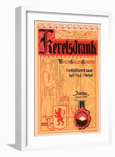 Kerelsdrank-null-Framed Art Print