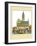 Kerk And Market-Maud & Miska Petersham-Framed Art Print