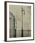 Kerle Electric Streetlamp, Victoria Embankment, London, 1928-null-Framed Photographic Print