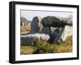 Kermario Menhirs in Carnac, Morbihan, Brittany, France, Europe-null-Framed Photographic Print