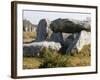 Kermario Menhirs in Carnac, Morbihan, Brittany, France, Europe-null-Framed Photographic Print